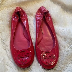 Tory Burch pink flats